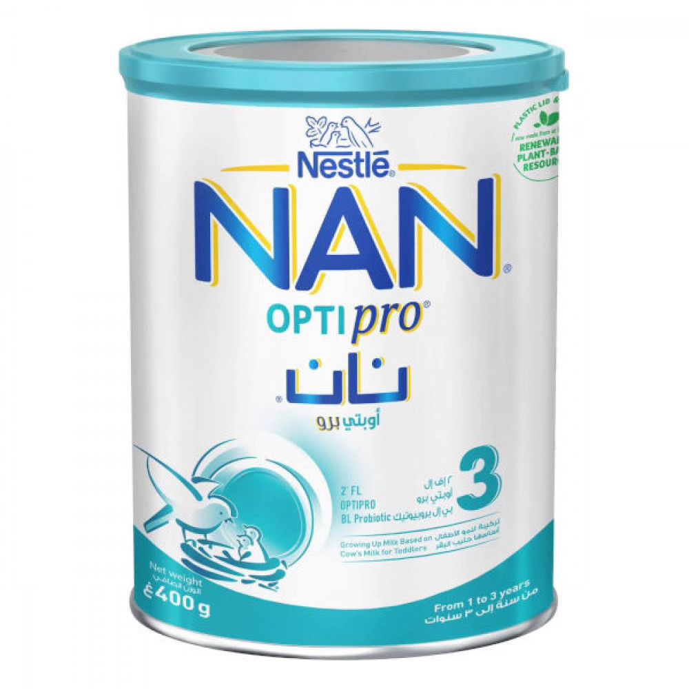 Nestle NAN OptiPro 3 Growing-up Milk (1 to 3 Years) 400gm  Nestle NAN OptiPro 3 Growing-up Milk (1 to 3 Years) 400gm