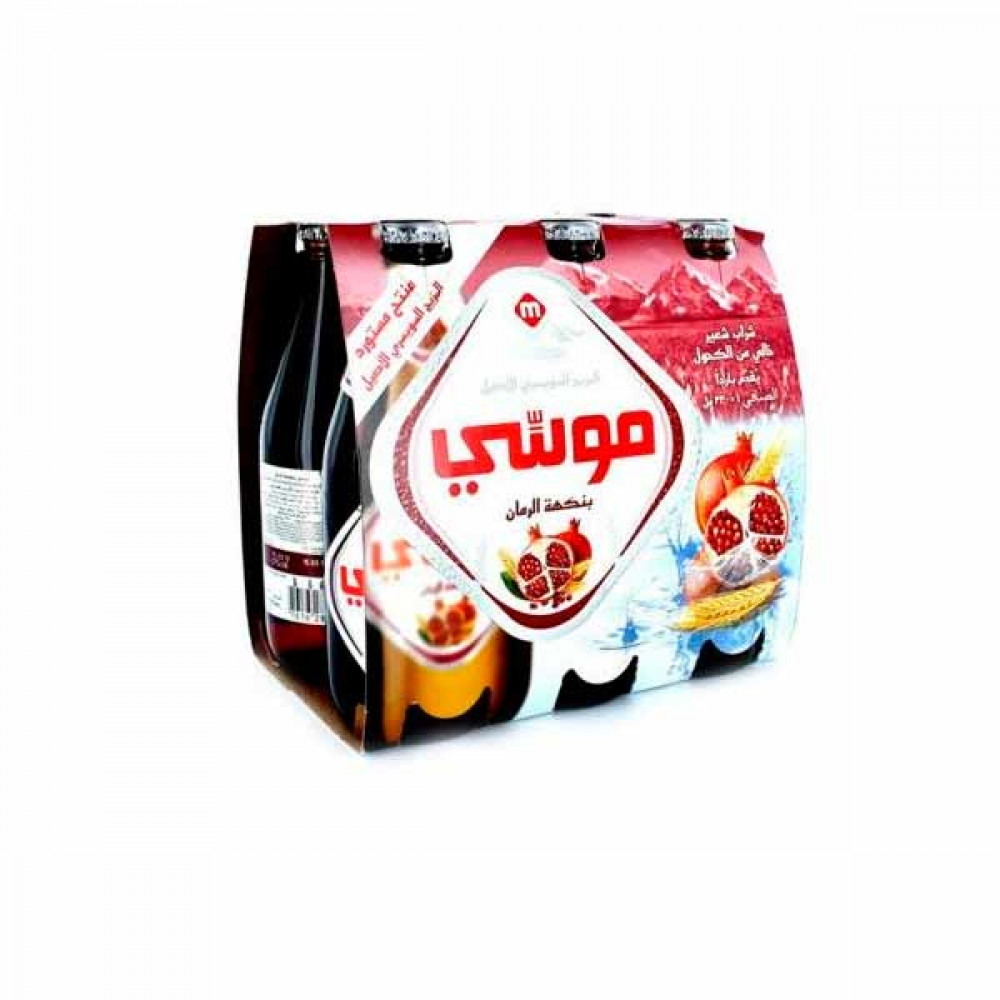 Moussy Malt Beverage Pomegranate 6 x 330ml 