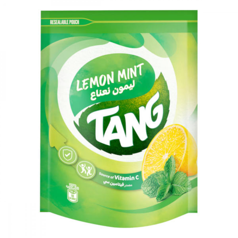 Tang Instant Fruit Drink Powder Lemon Mint 375gm  Tang Instant Fruit Drink Powder Lemon Mint 375gm