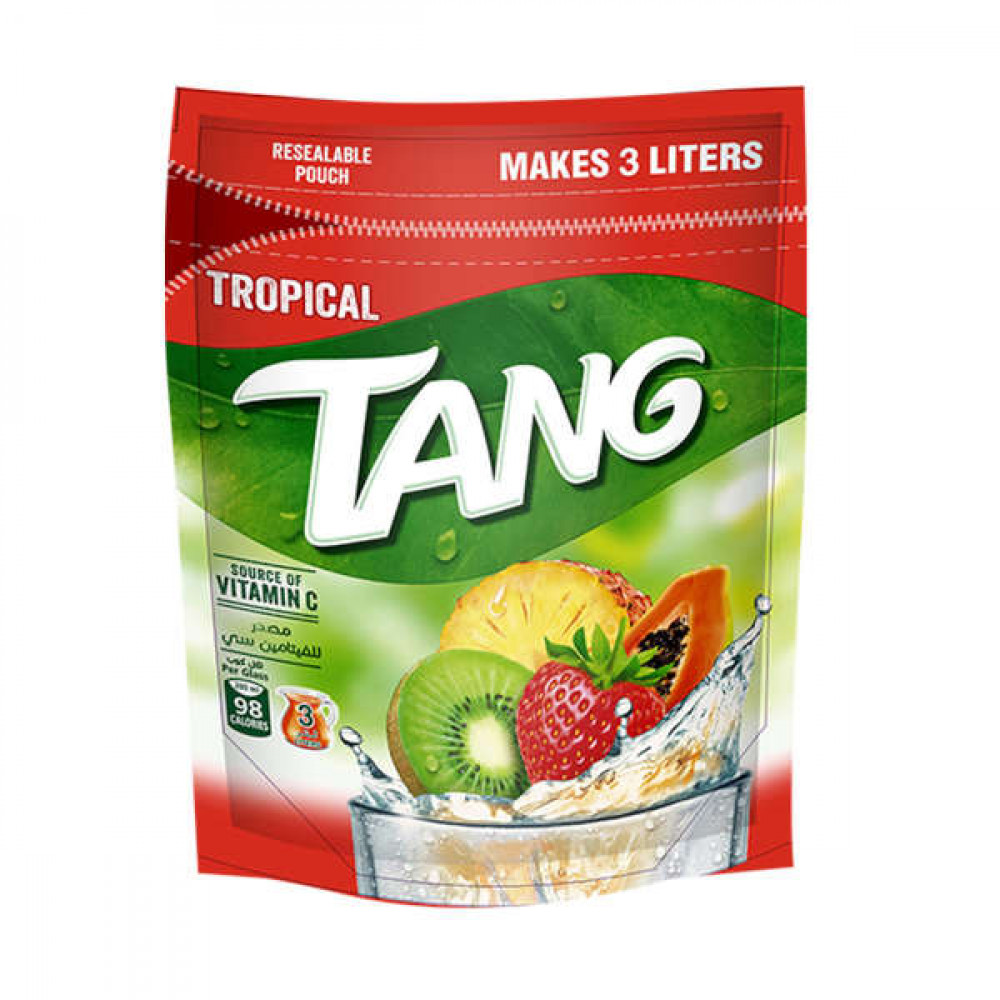 Tang Instant Fruit Drink Powder Tropical 375gm  Tang Instant Fruit Drink Powder Tropical 375gm