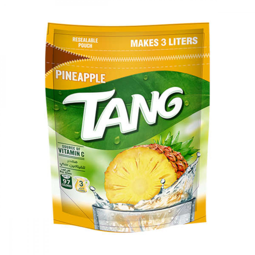 Tang Instant Fruit Drink Powder Pineapple 375gm  Tang Instant Fruit Drink Powder Pineapple 375gm
