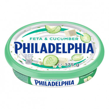 Philadelphia Cream Cheese Feta & Cucumber 175gm 