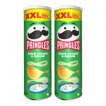 Pringles Sour Cream & Onions 2X200 Gm
