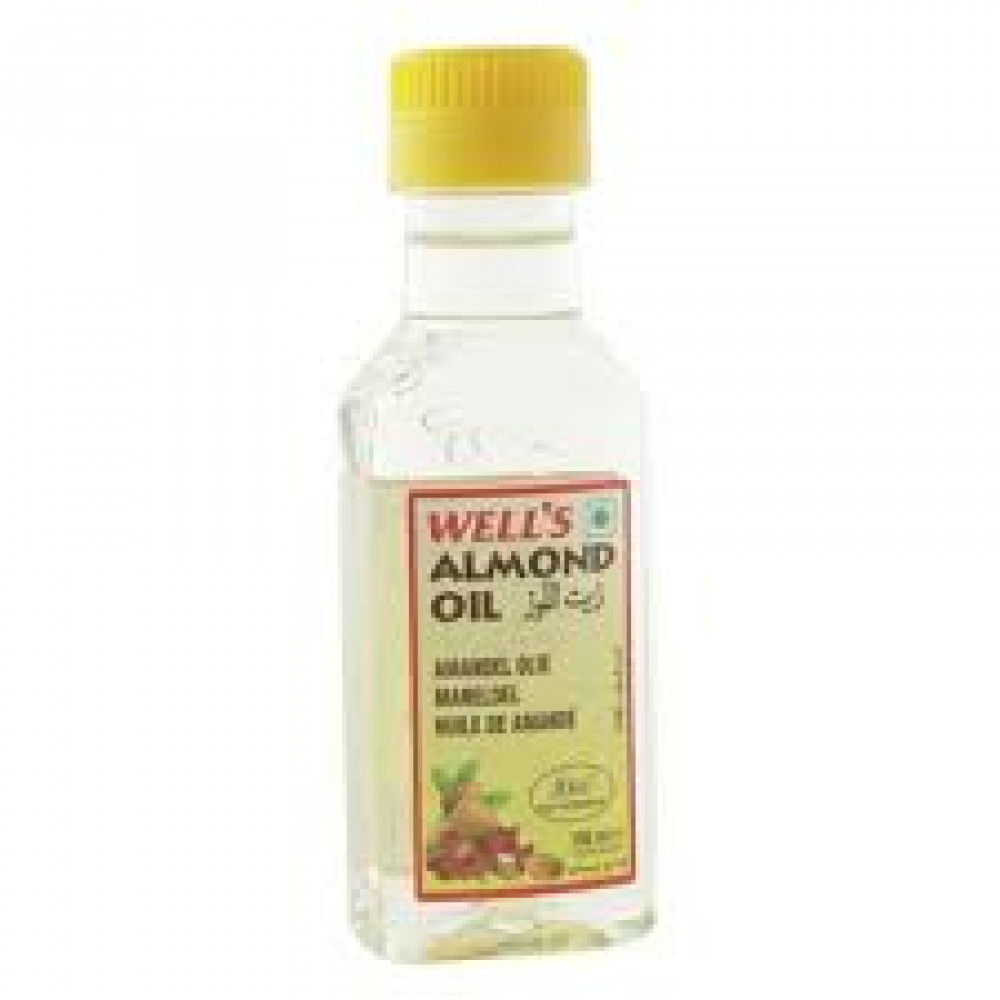 Wells Oil Almond Flat Bottle 100 Ml