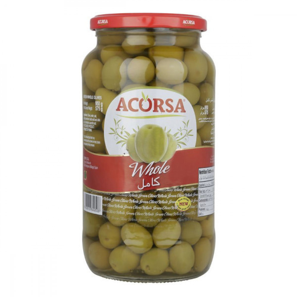 Acorsa Green Whole Olives 575gm 