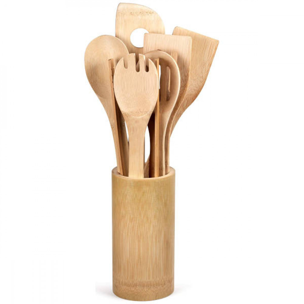 Bamboo Kitchen Tool 8 Pcs Set  Bamboo Kitchen Tool 8 Pcs Set