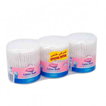 Tiippys Cotton Buds 3 x 100s 