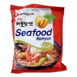 Nongshim Instant Noodle Seafood Ramyun 125gm