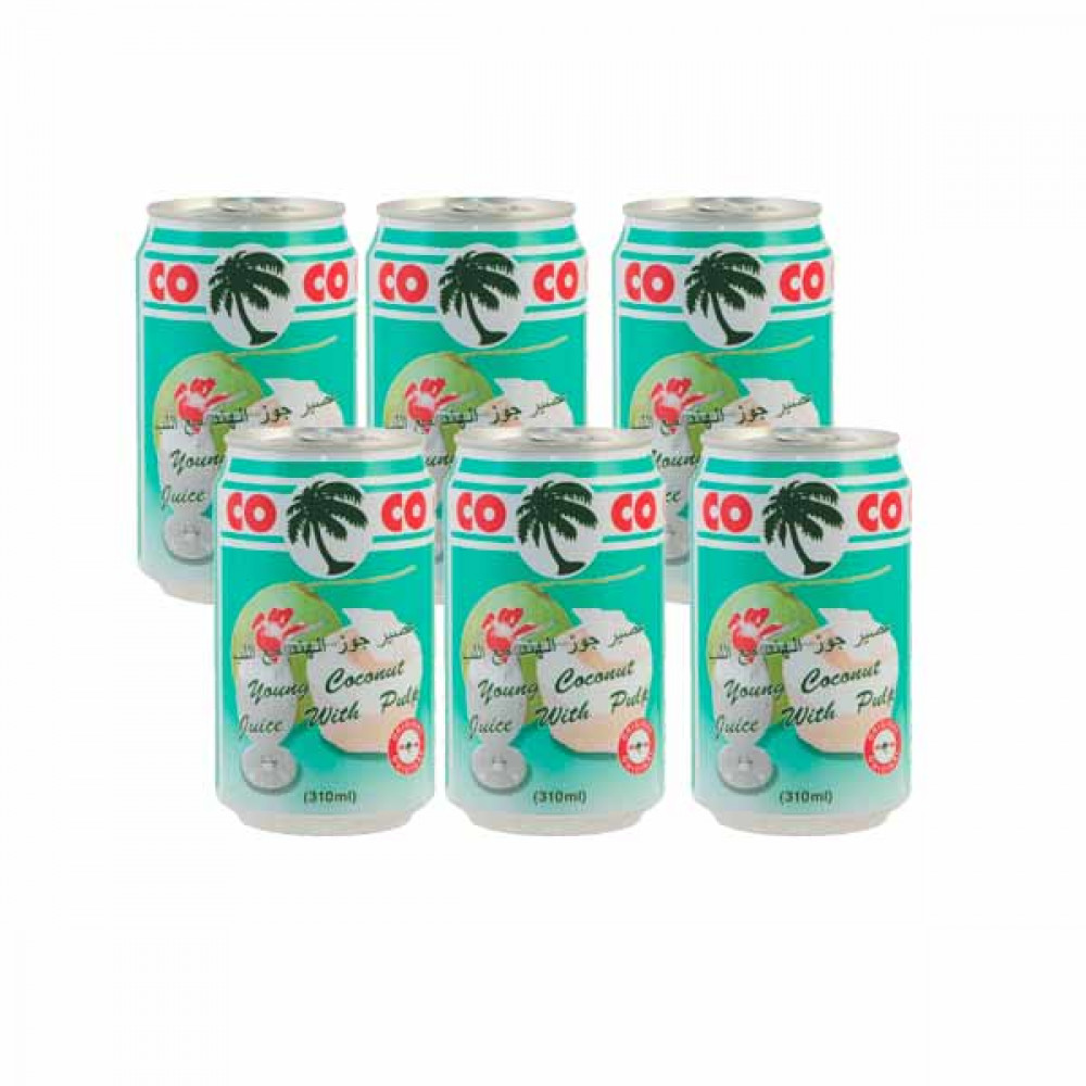 Coco Coconut Juice 6 x 310ml 