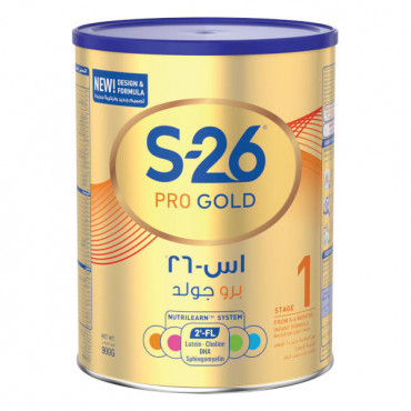 S-26 Pro Gold Stage 1 Infant Formula 900gm 