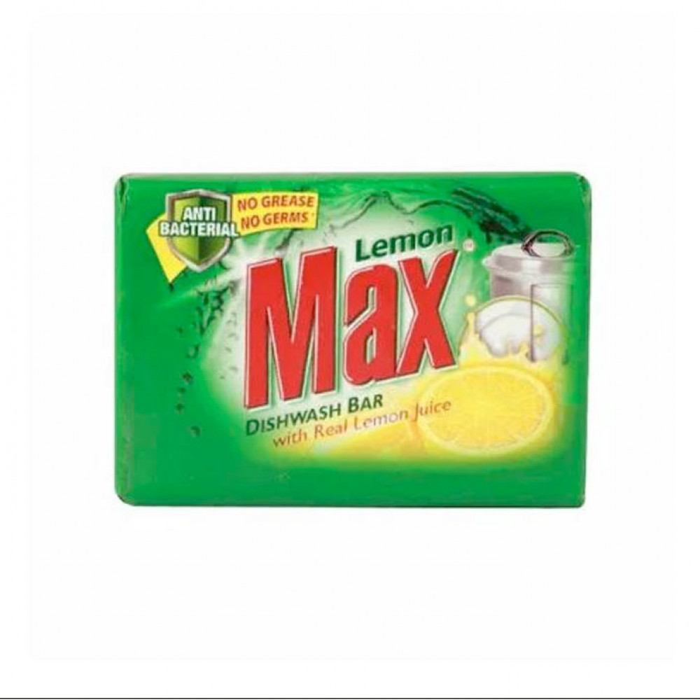 Max Dishwash Bar Lemon 270Gm Max Dishwash Bar Lemon 270Gm