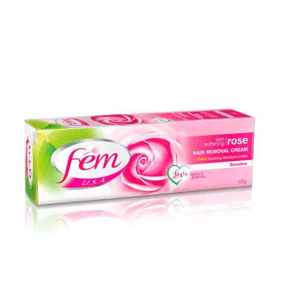 Fem Hair Removal Cream Rose 120gm  Fem Hair Removal Cream Rose 120gm
