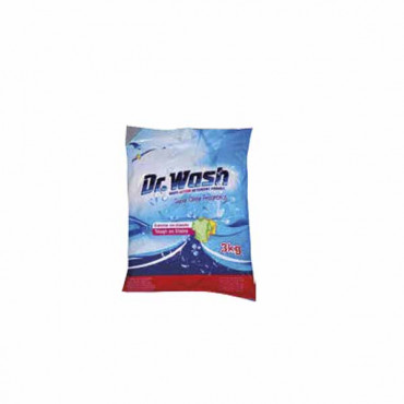 Dr.Wash Detergent Powder 3 Kg Poly Bag 