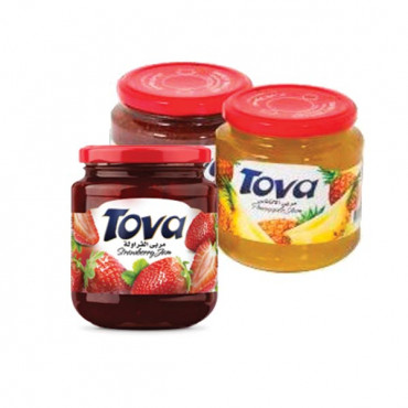 Tova Fruit Jam 3 x 450gm 