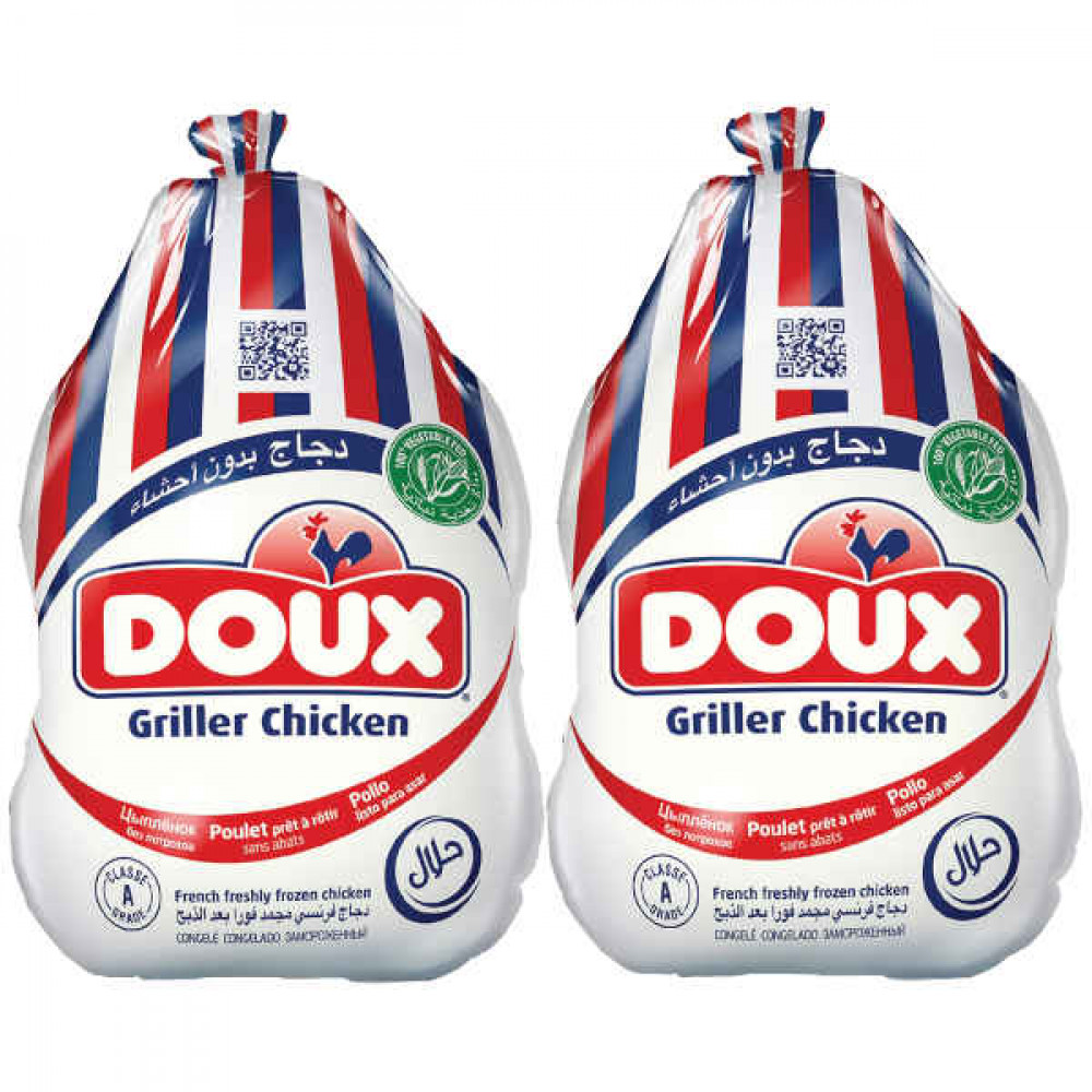 Doux Frozen Chicken 2 x 1100gm 