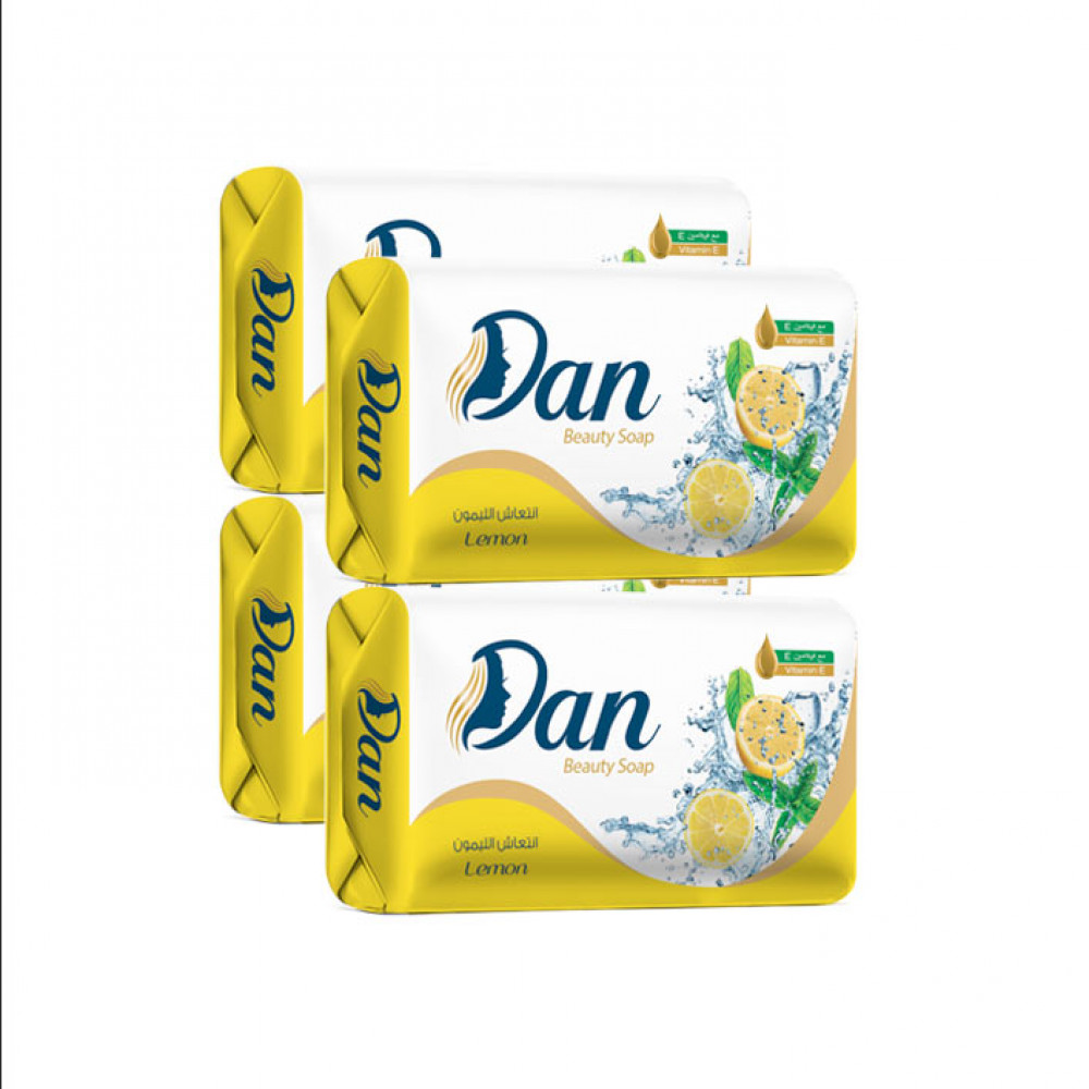 Dan Lemon Soap Yellow 4X125 Gm