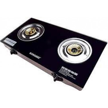 Sonashi Sgb202Gffd Gas Stove Glass 2Burner