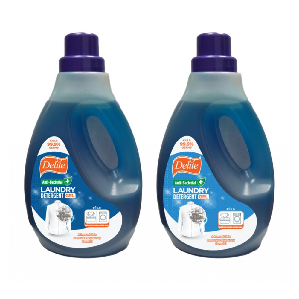Delite Laundry Detergent Gel 2X1Ltr