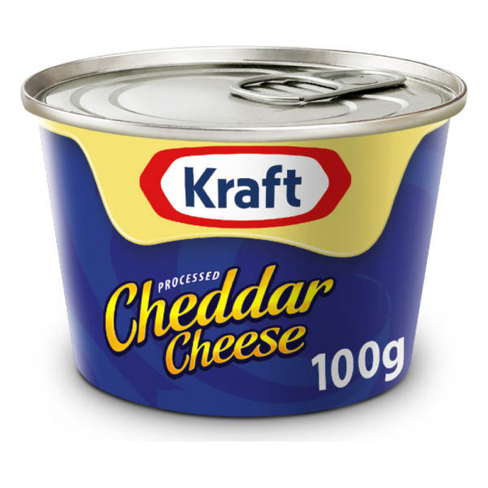 Kraft Processed Cheddar Cheese 100gm 