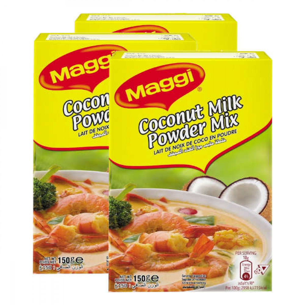 Maggi Coconut Milk Powder 3 x 150gm  Maggi Coconut Milk Powder 3 x 150gm