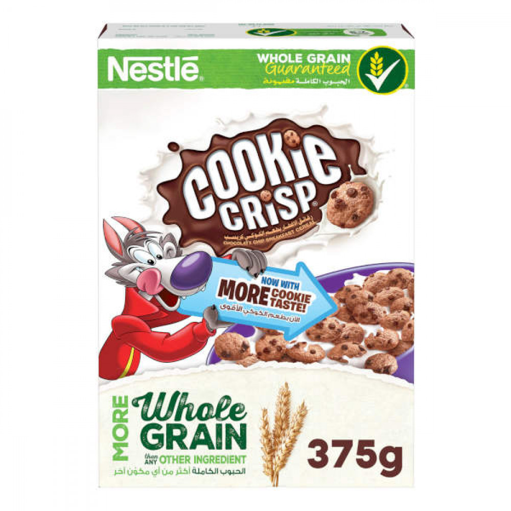 Nestle Cookie Crisp Chocolaty Chip Breakfast Cereal 375gm  Nestle Cookie Crisp Chocolaty Chip Breakfast Cereal 375gm