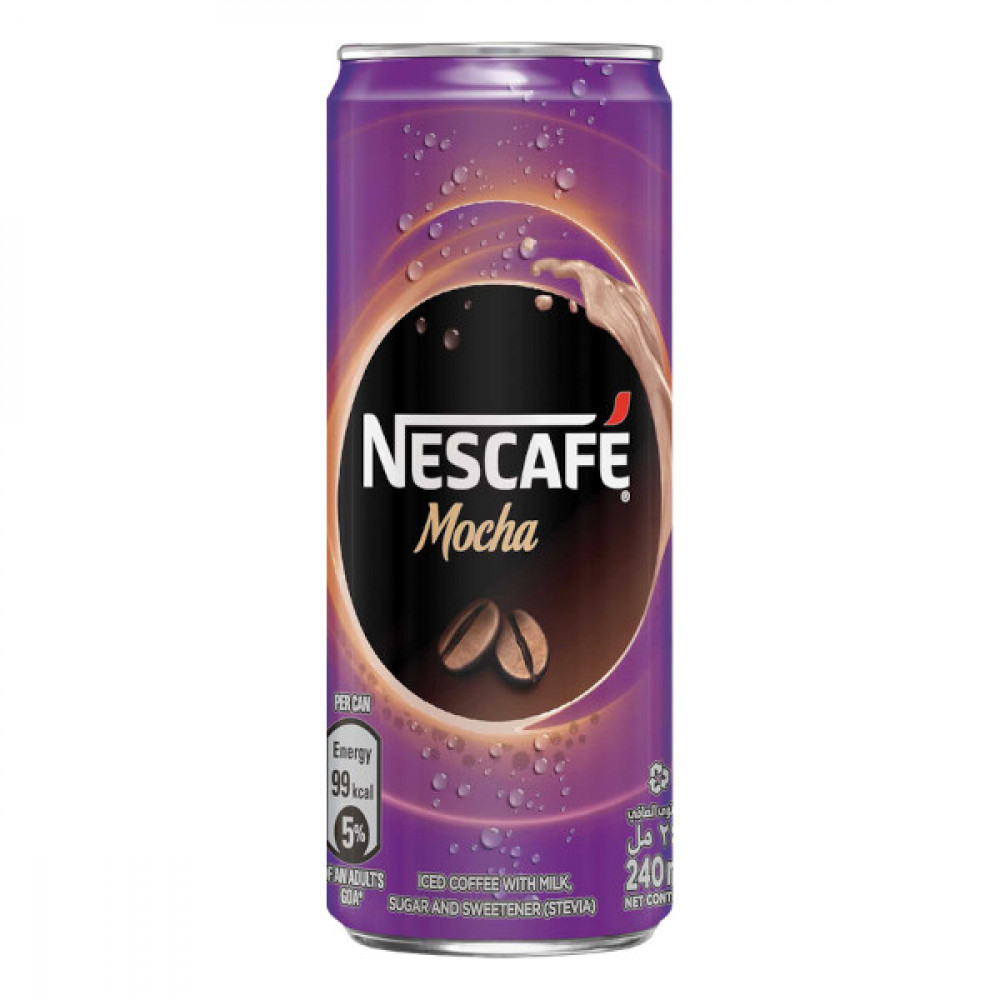 Nescafe Mocha Iced Coffee With Milk 240ml  Nescafe Mocha Iced Coffee With Milk 240ml