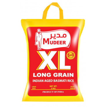 Mudeer Xl Long Grain Basmati Rice 5 Kg